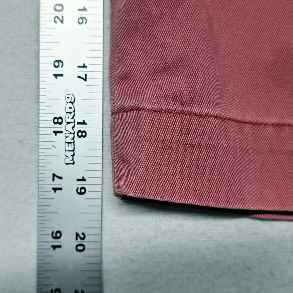 Polo Ralph Lauren Chino Shorts Men's 38 Pink Cotton Classic Fit Stain On Leg